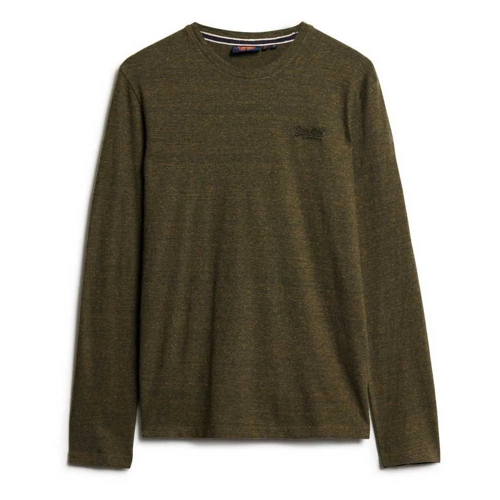 

Футболка Superdry Essential Logo long sleeve, коричневый