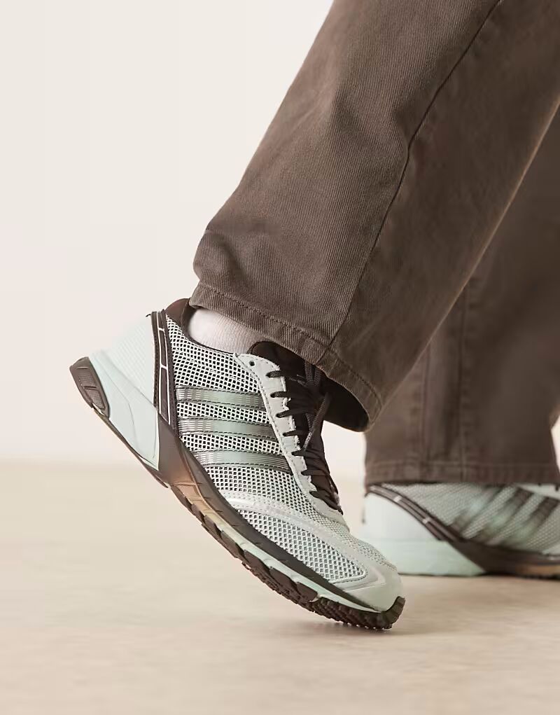 Кроссовки adidas Adios OG коричневого и зеленого цветов Adidas Originals — фото 4