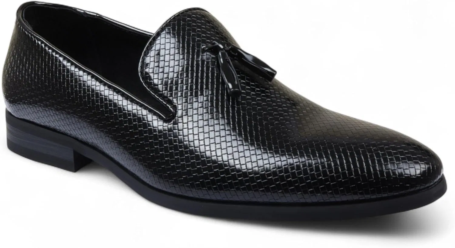 Лоферы мужские с кисточками Dolcetto, черный Infinity Leather — фото 3