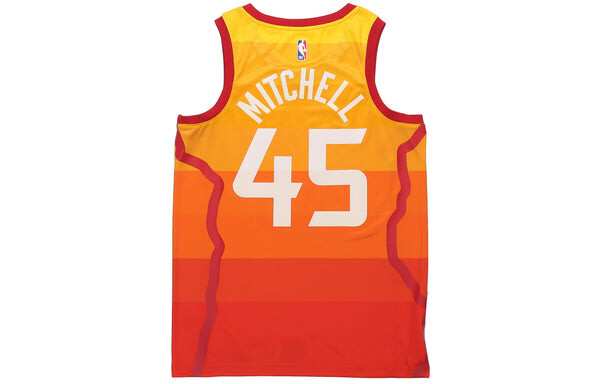 Спортивная футболка nba city limited sw fan edition 19-20 season utah jazz 4 no. 5 basketball jersey/vest orange Nike, оранжевый — фото 2