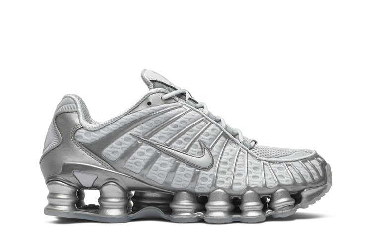 

Кроссовки Nike Shox TL 'Platinum Chrome', серебряный, Серый, Кроссовки Nike Shox TL 'Platinum Chrome', серебряный