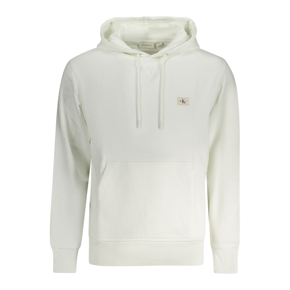 

Белый хлопковый свитер Calvin Klein, White