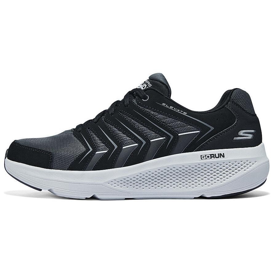 

Кроссовки для бега GO RUN Elevate мужские с низким верхом черного/белого цвета Skechers