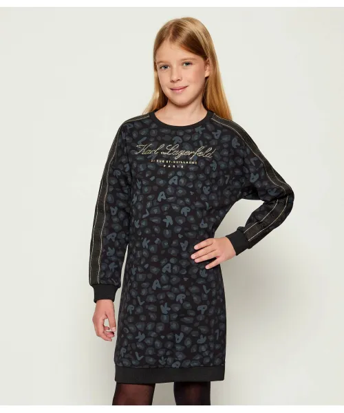 

Платье Karl Lagerfeld Kids, черный