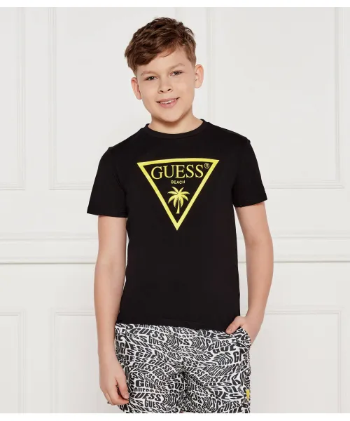 

Футболка Regular fit Guess, черный