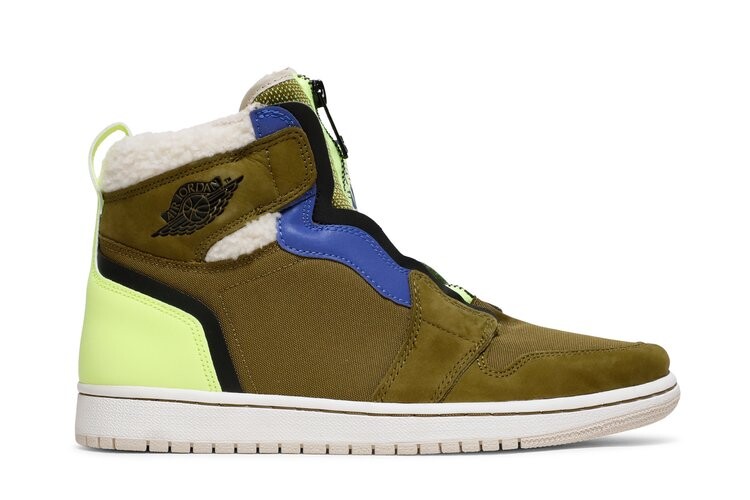 

Кроссовки Air Jordan Wmns Air Jordan 1 Retro High Zip 'Utility Pack', зеленый