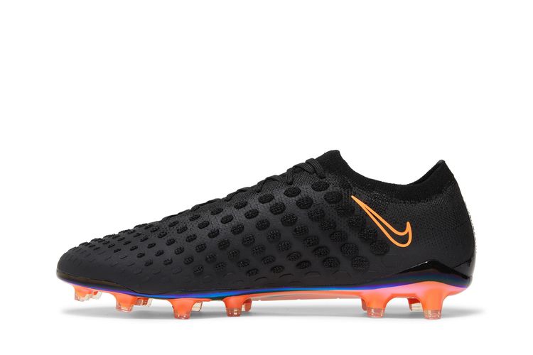 Кроссовки Phantom Ultra Venom FG 'Black Bright Citrus', черный — фото 3