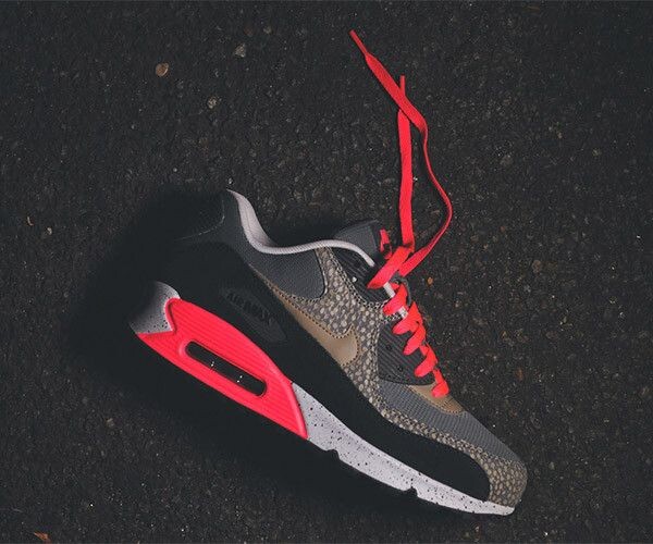 

Кроссовки Nike Air Max 90 Premium Safari, серый