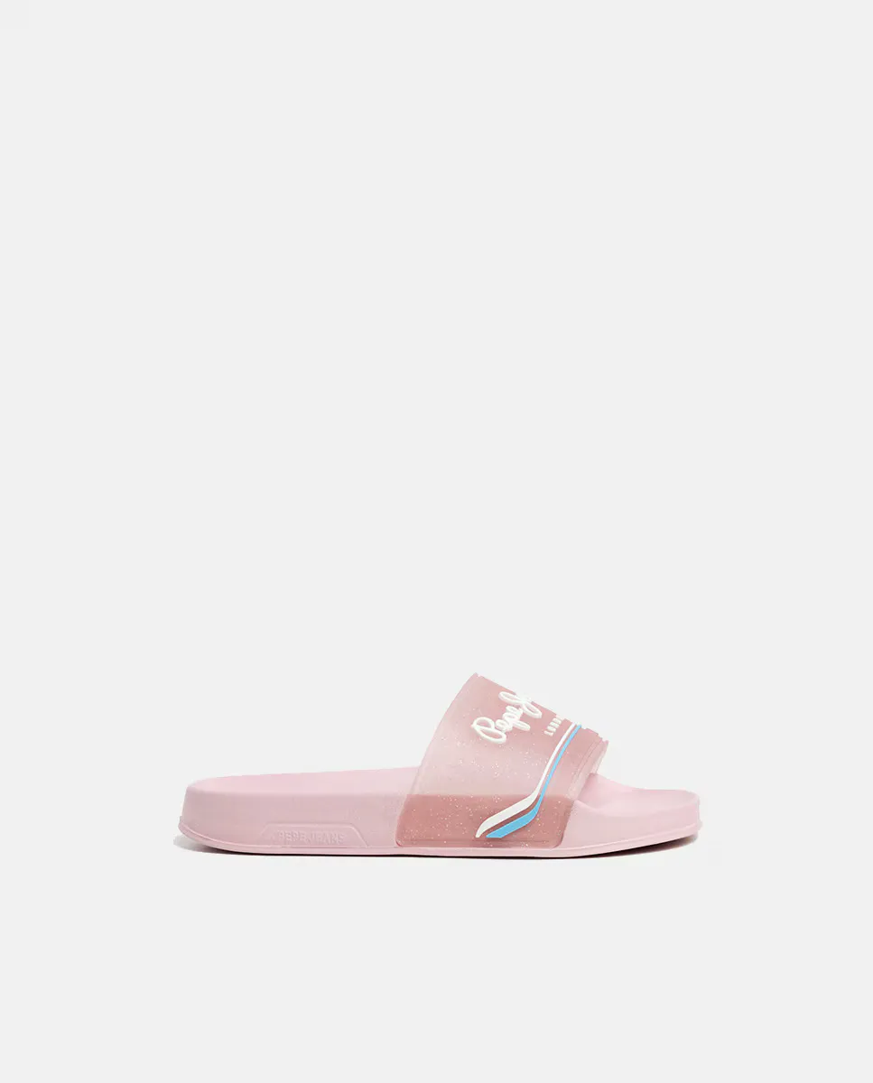 

Шлепанцы для девочек Slider Origin Pepe Jeans, розовый