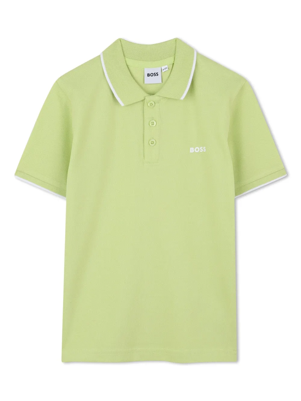 

Рубашка поло с короткими рукавами BOSS Kidswear, зеленый