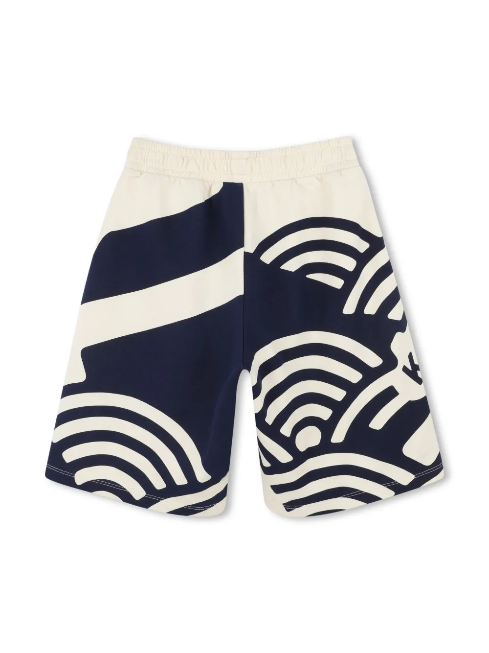 Спортивные шорты с графичным принтом Kenzo Kids, белый — фото 2