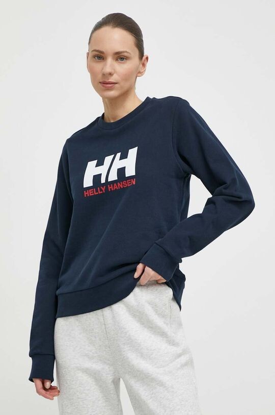 

Хлопковая толстовка Helly Hansen, темно-синий