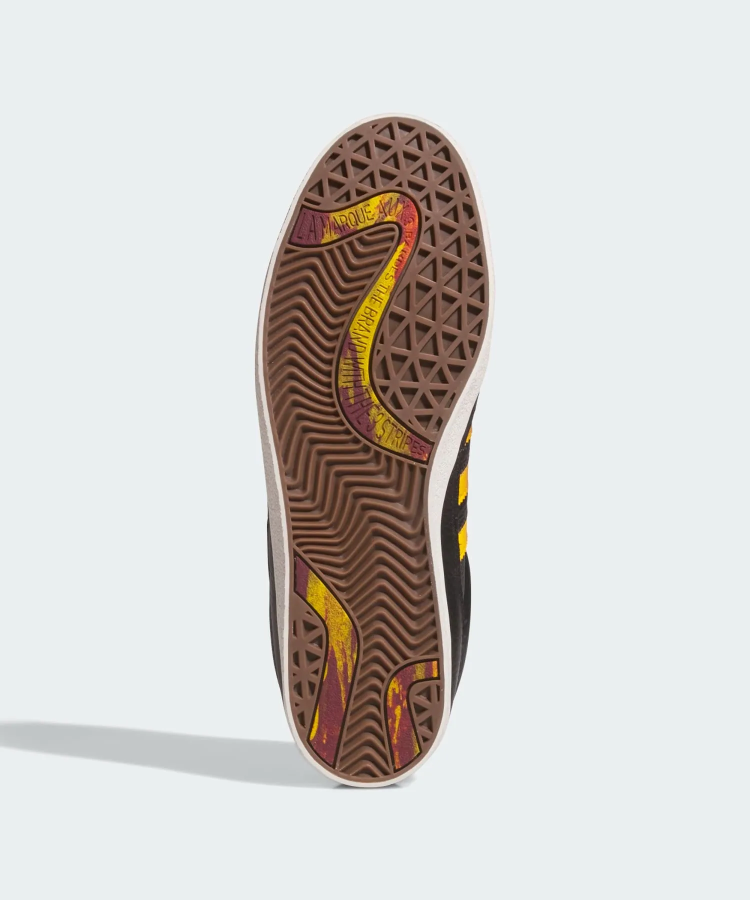 Кроссовки adidas Originals Puig Indoor черные из кожи и синтетики — фото 3
