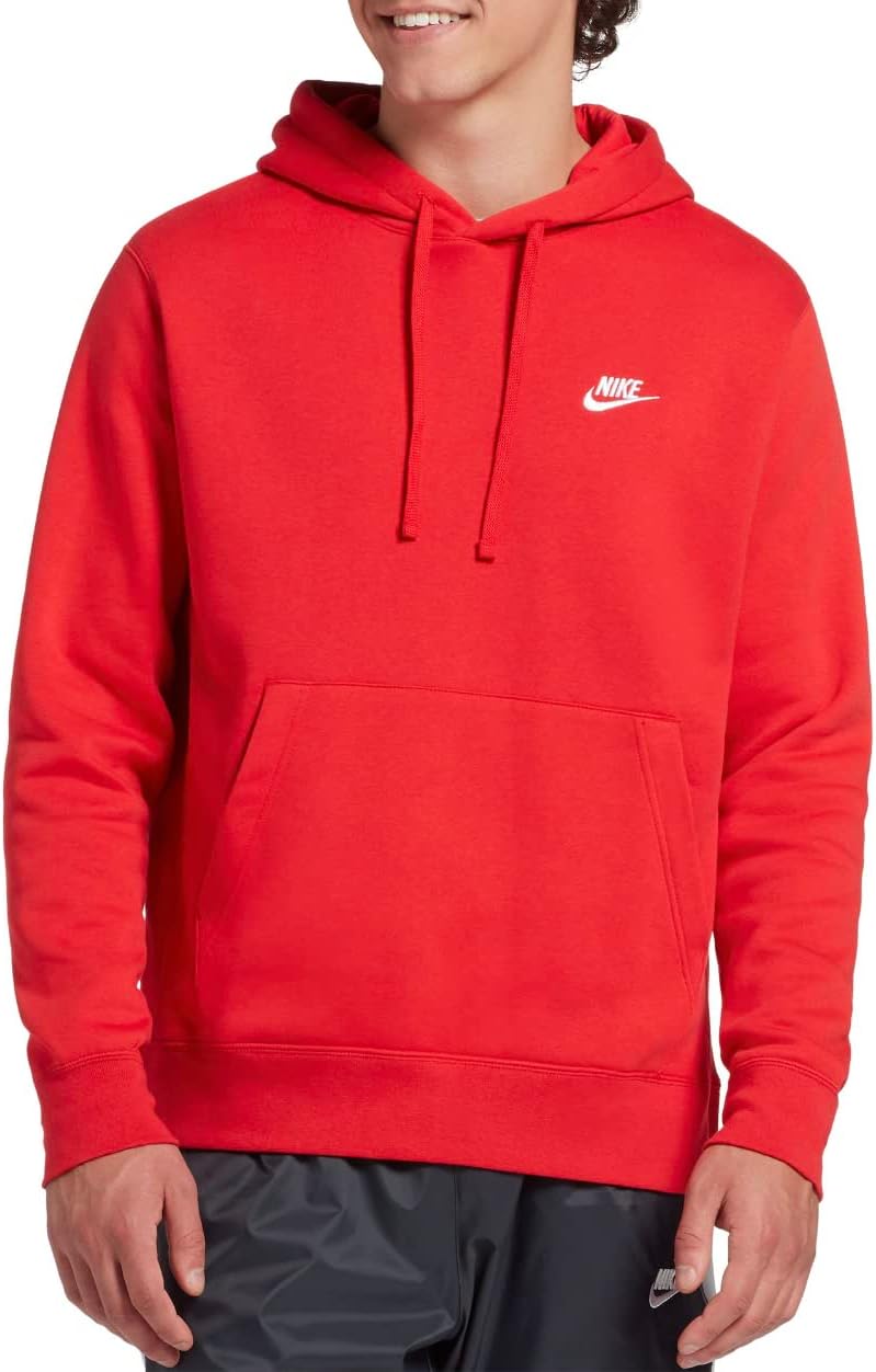 

Толстовка с капюшоном Nike Mens Sportswear Club, Red/ White
