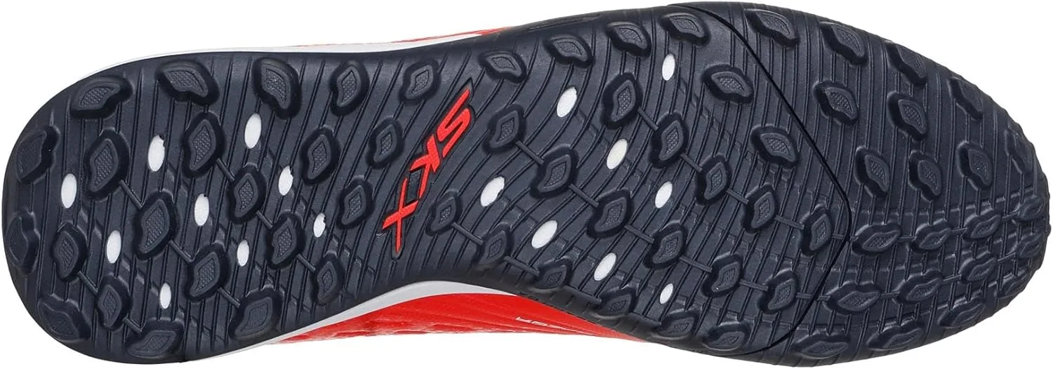 Мужские кроссовки Skechers Razor 1.5 Academy Turf Football Trainer, черный/красный — фото 4