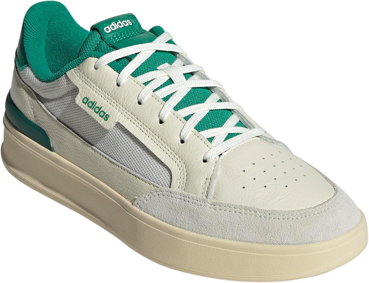 Мужские кроссовки Adidas Aspyre, белый/зеленый — фото 2
