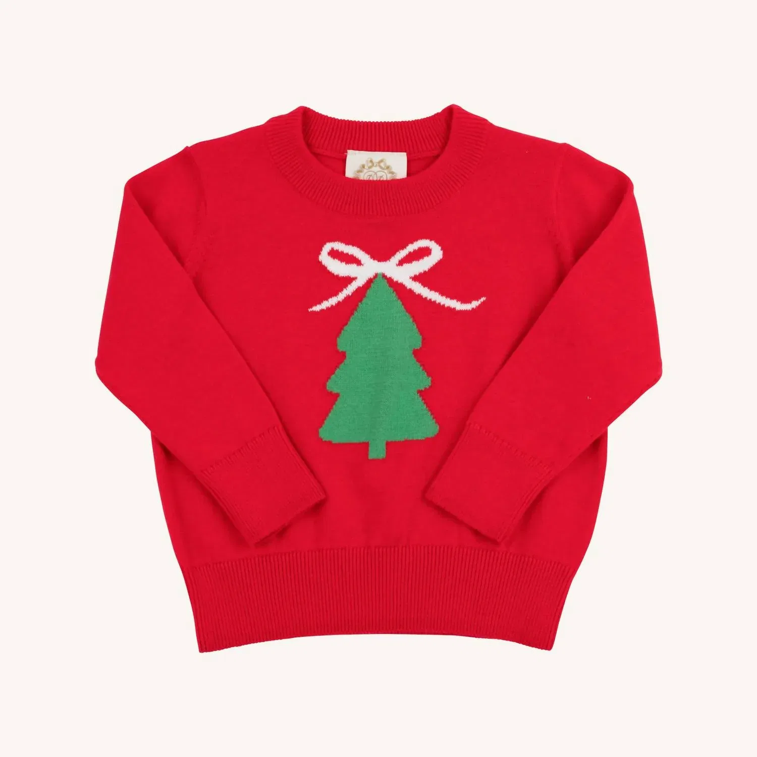 Детский свитер «Изабель» с интарсией в виде рождественской елки The Beaufort Bonnet Company, Christmas Tree