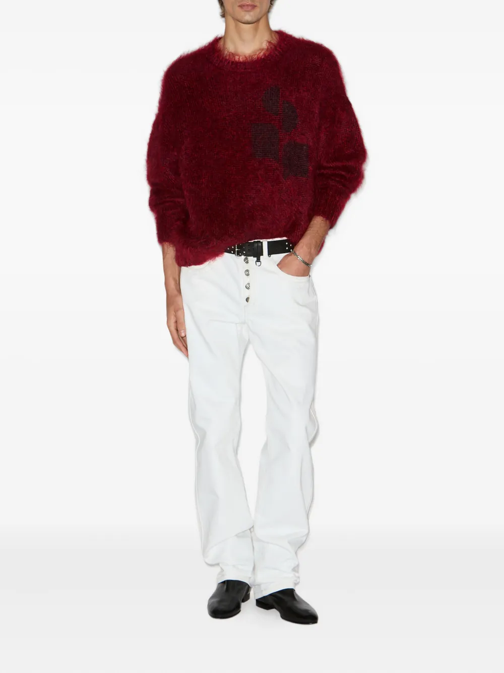 

Джемпер Mirello с вышивкой MARANT, красный