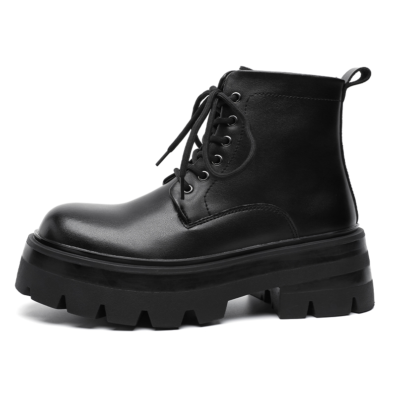 

SHUPATE Короткие мартинсы мужские черные с черной флисовой подкладкой, цвет Black Fleece-Lined