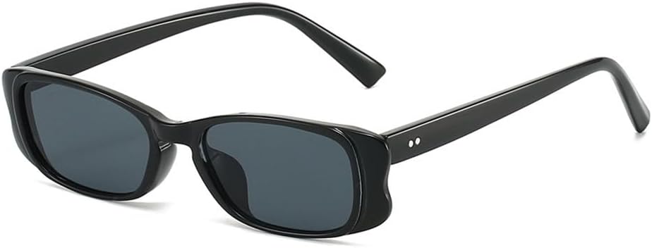 

Солнцезащитные очки UV400 с защитой от УФ-излучения — маленькая оправа в стиле панк с заклепками, подходят для женщин и мужчин, для бега и занятий спортом на открытом воздухе UYPTK, Black