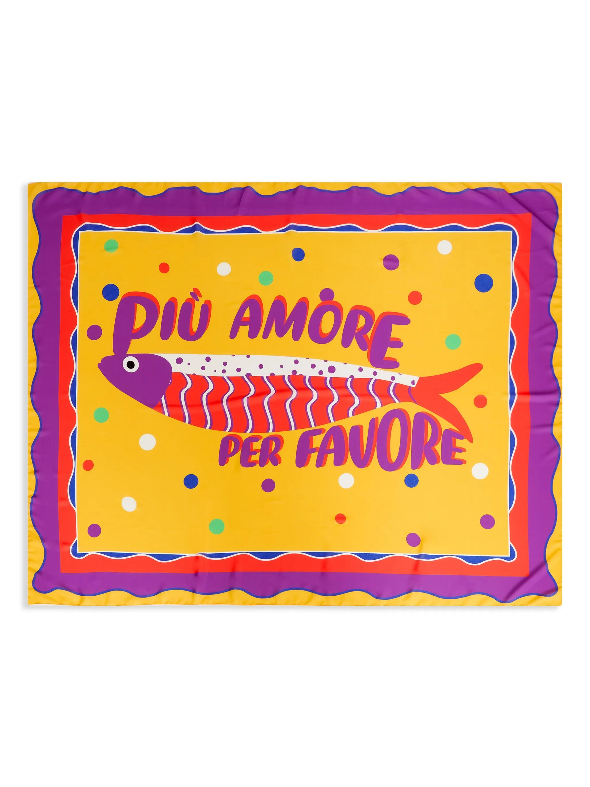 

Пляжная накидка с надписью Brigitte, желтый