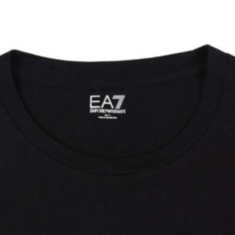

Футболка мужская черная EA7 SS23 EMPORIO ARMANI
