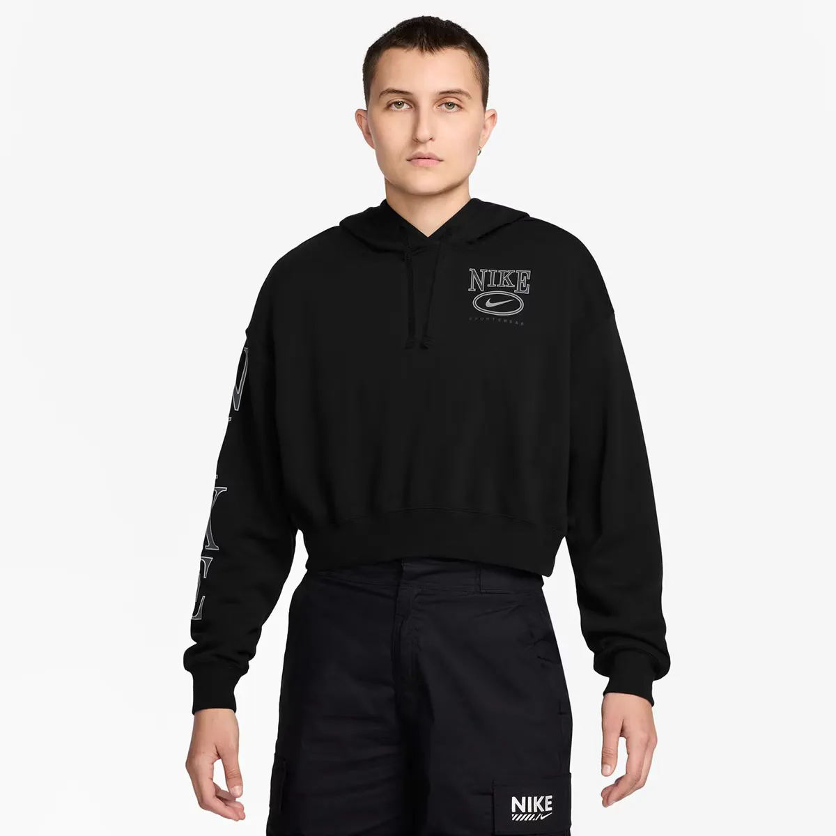 

Женская флисовая толстовка Nike Sportswear Club, черный