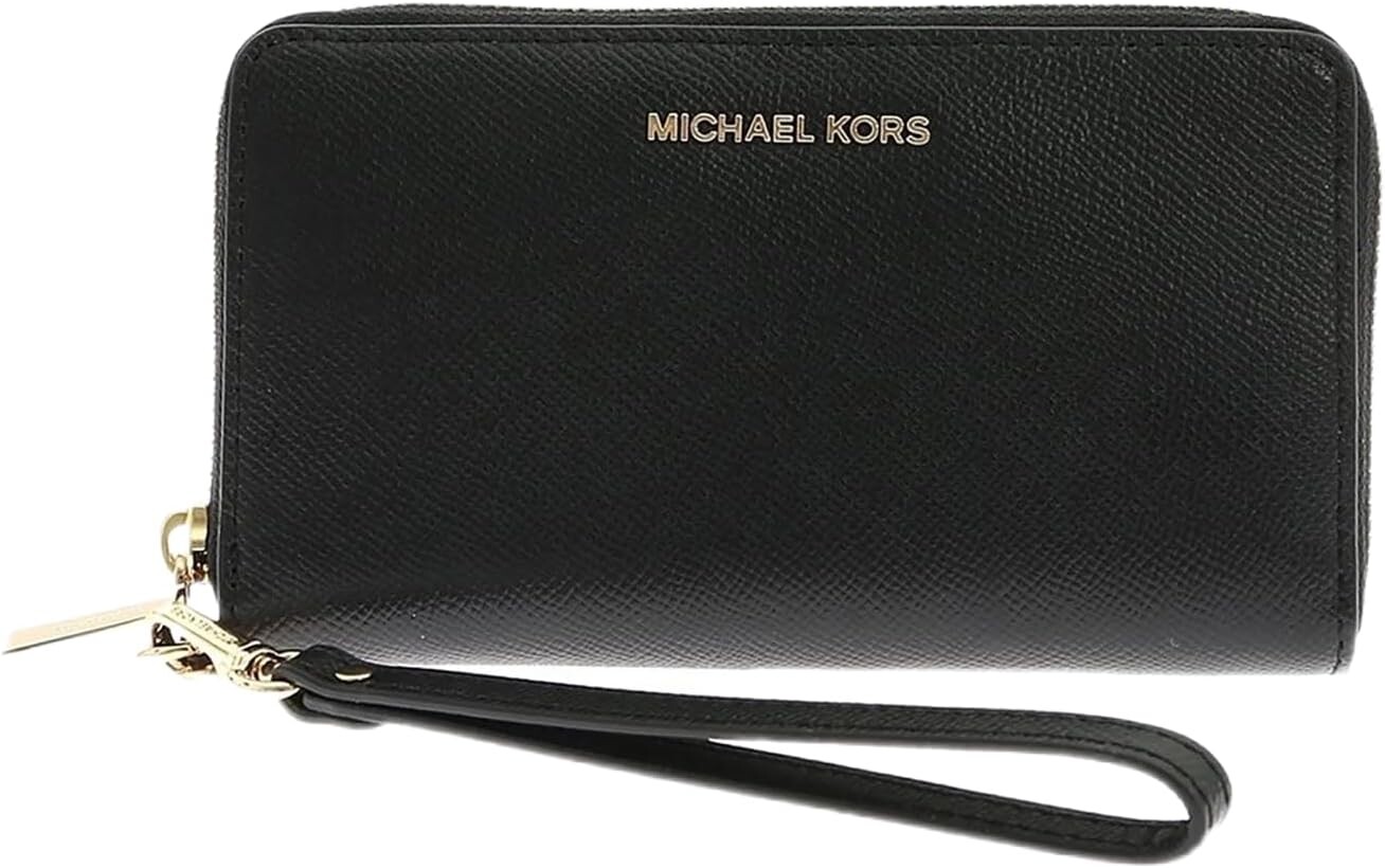 

Michael Kors Jet Set Travel Large Flat phone case Leather Black