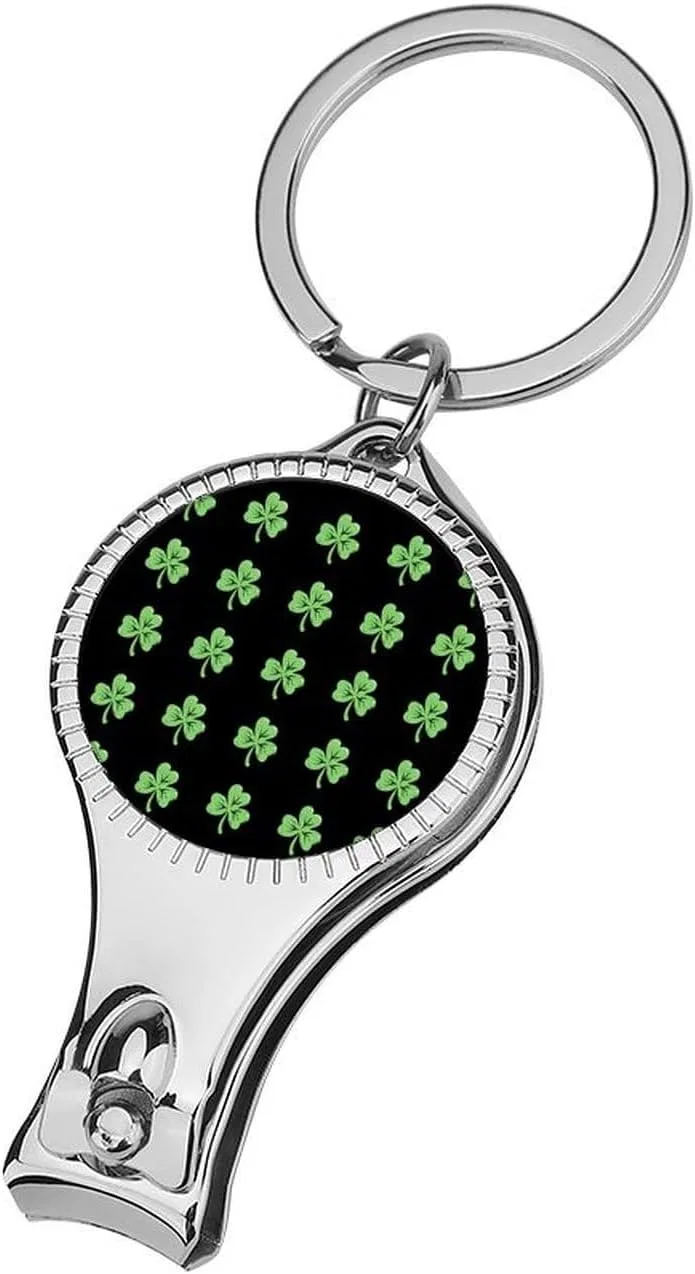 Профессиональные кусачки для ногтей с рисунком четырехлистного клевера Jubonexis