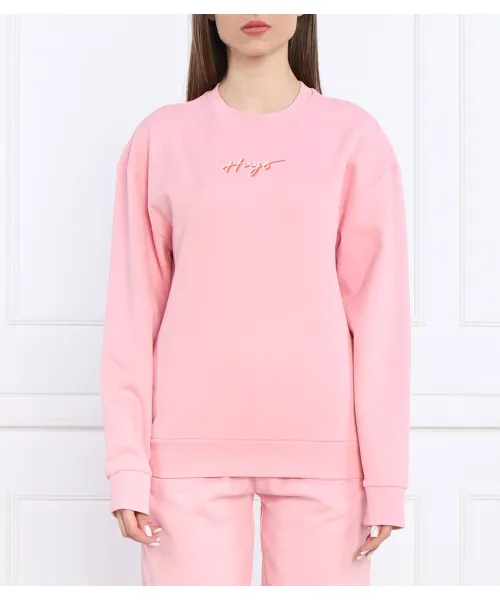 

Свитшот Easy Crew_2 Regular fit Hugo, розовый