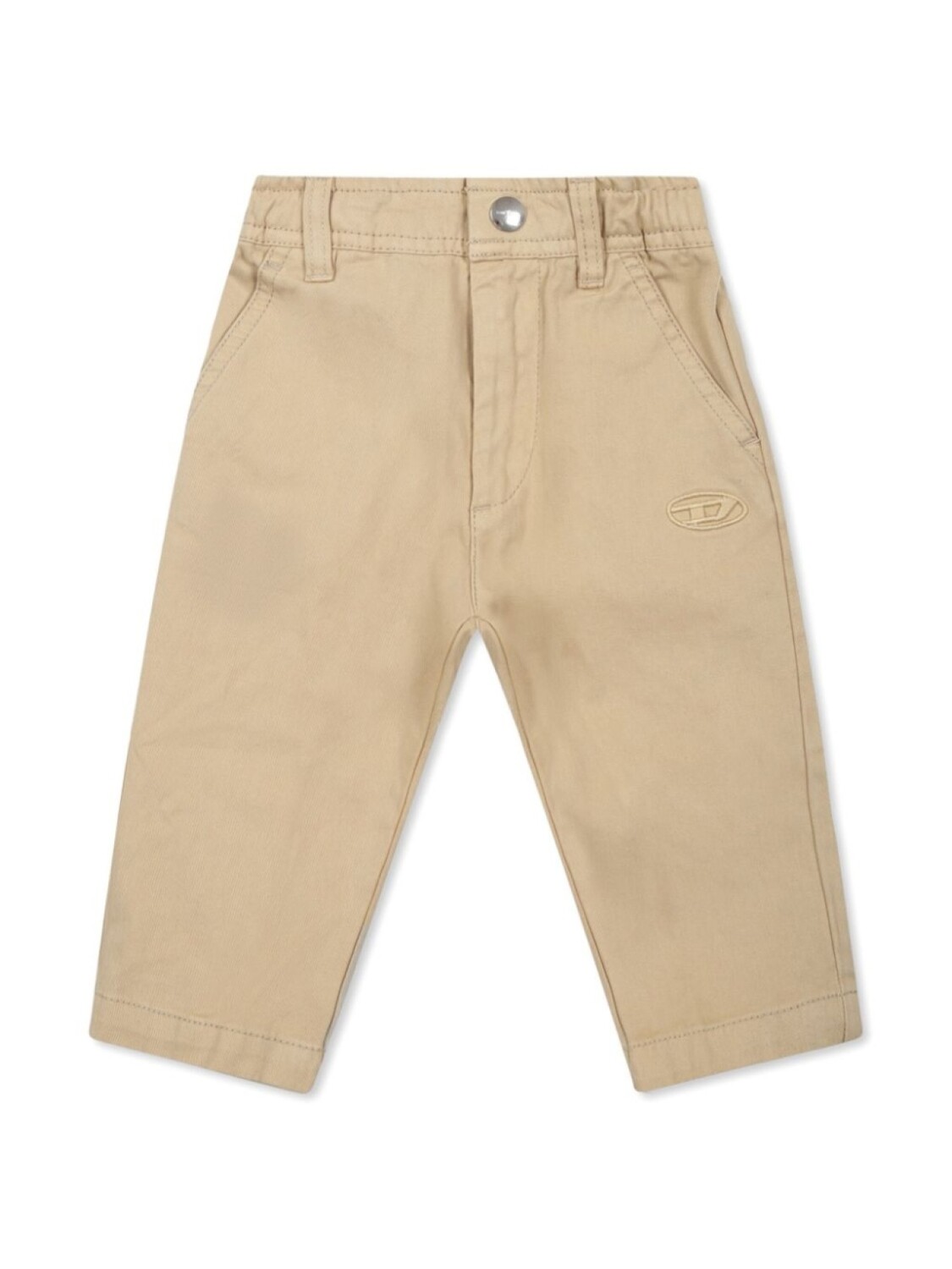 

Брюки из габардиновой ткани Diesel Kids, нейтральный цвет