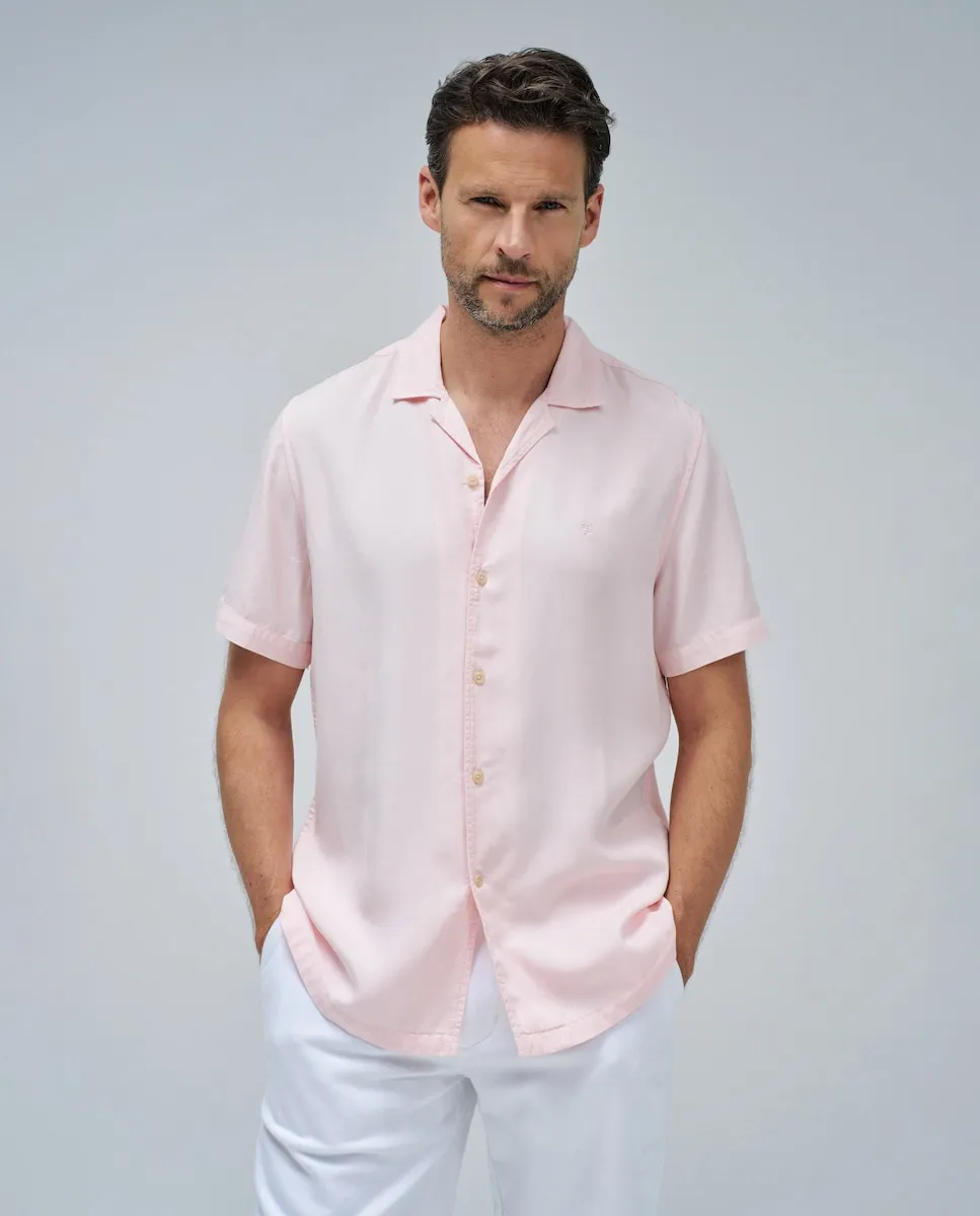 

Мужская рубашка из легкого денима Salsa Jeans, розовый