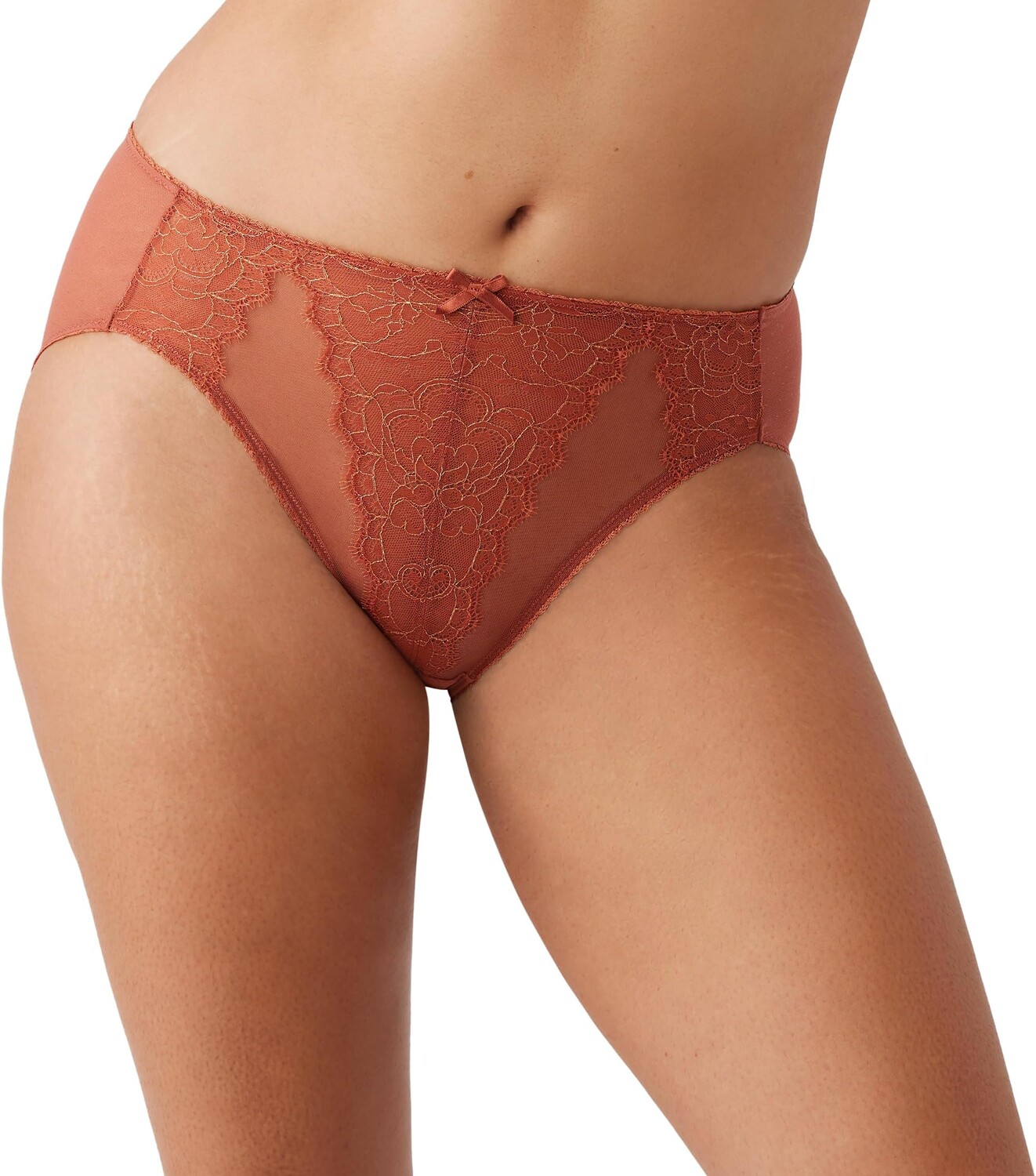 

Трусы Wacoal Retro Chic Hi-Cut Brief, цвет Chutney
