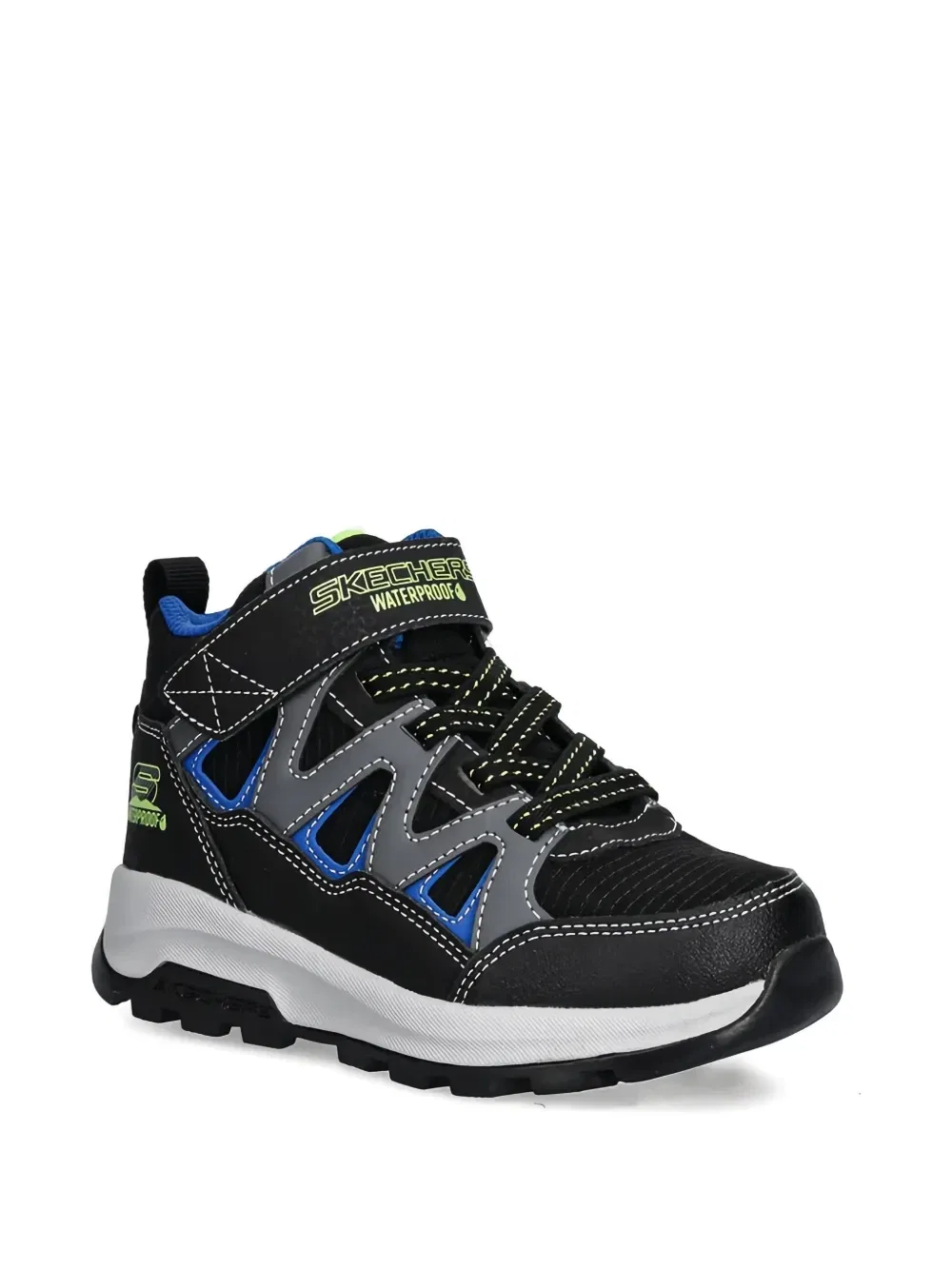 Кеды на шнуровке с вставками Skechers, черный