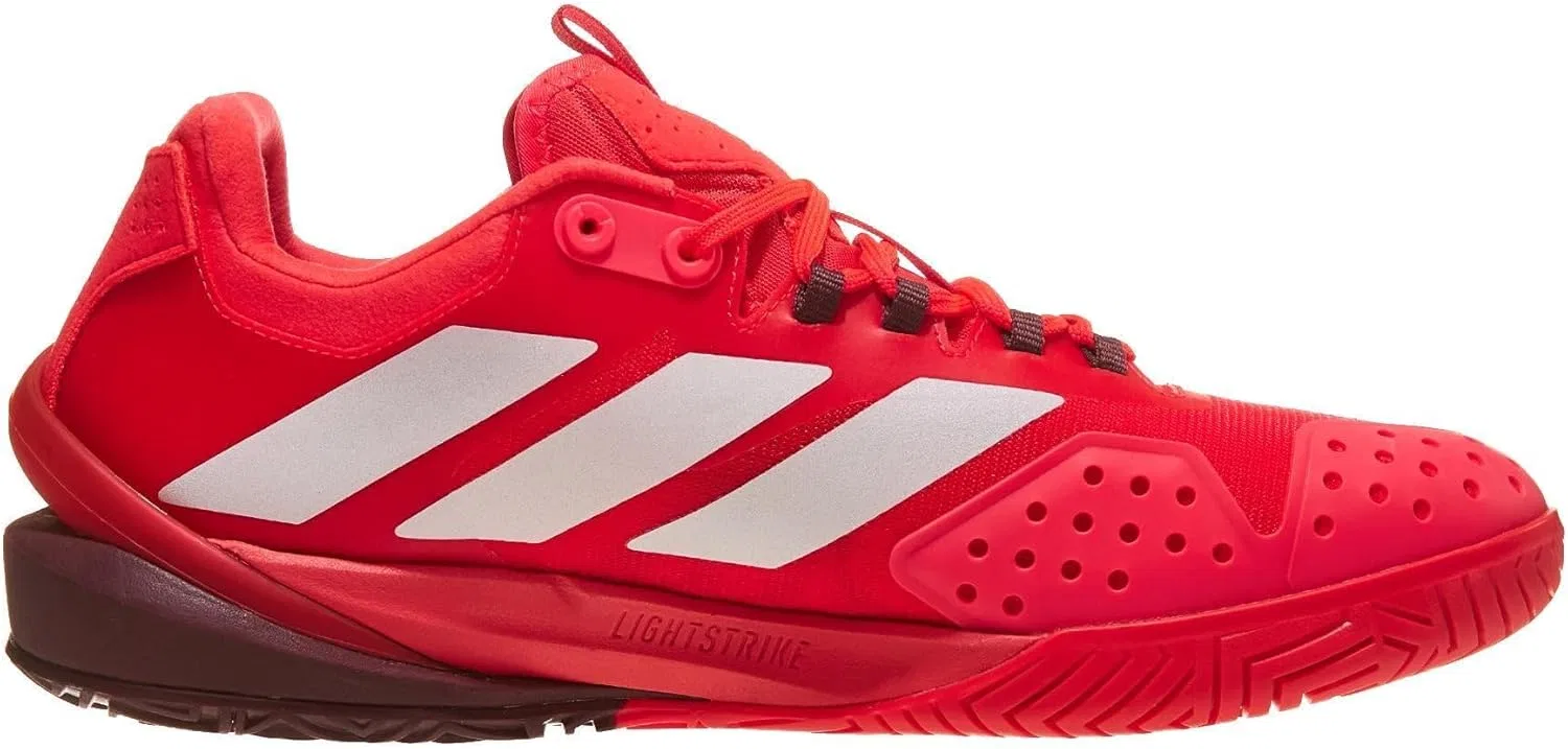 Кроссовки для тенниса Adidas Adizero Cybersonic 2, Lucid Red/Zero Metallic/Aurora Ruby — фото 3