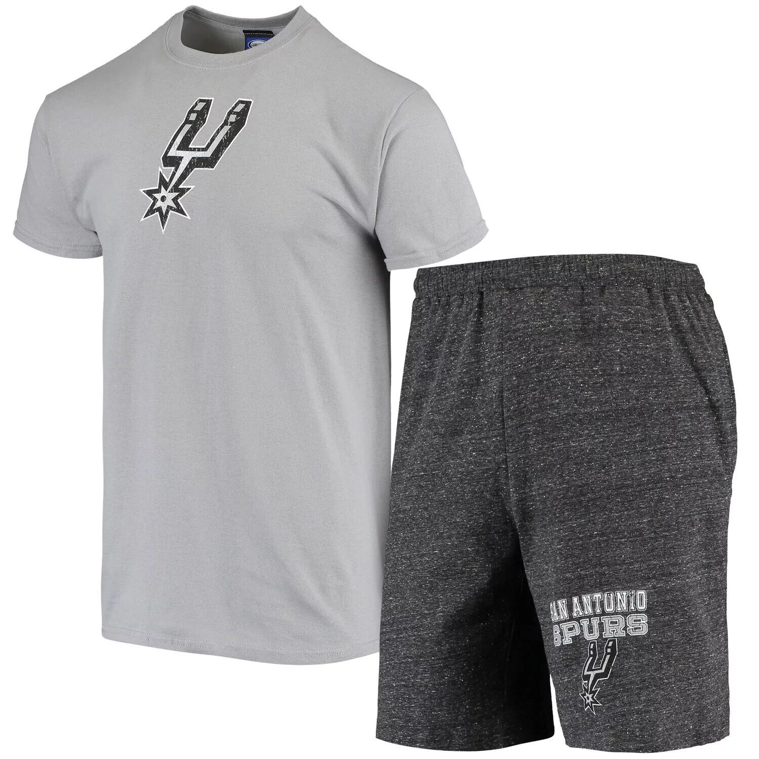 

Мужской комплект футболки и шорт Concepts Sport Grey/Heared Charcoal San Antonio Spurs Pitch