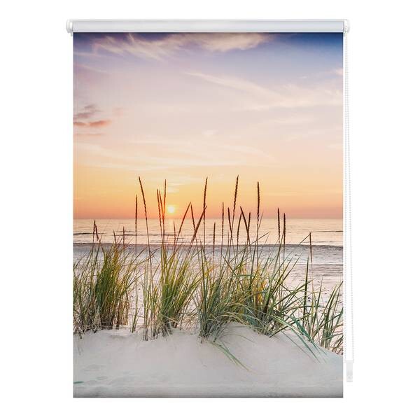 

Рулонные шторы Lichtblick Nordseestrand, 120x150x6 см, красный/белый
