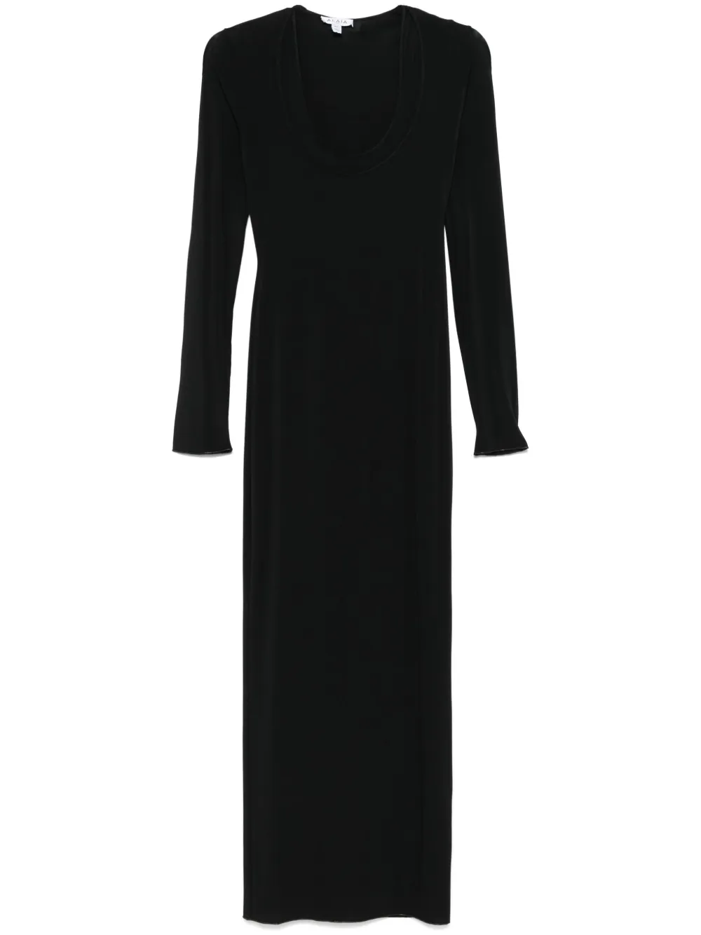 

Многослойное платье миди Alaïa, черный
