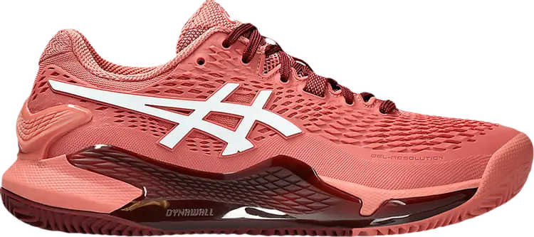 

Кроссовки Wmns Gel Resolution 9 Clay 'Light Garnet White', розовый
