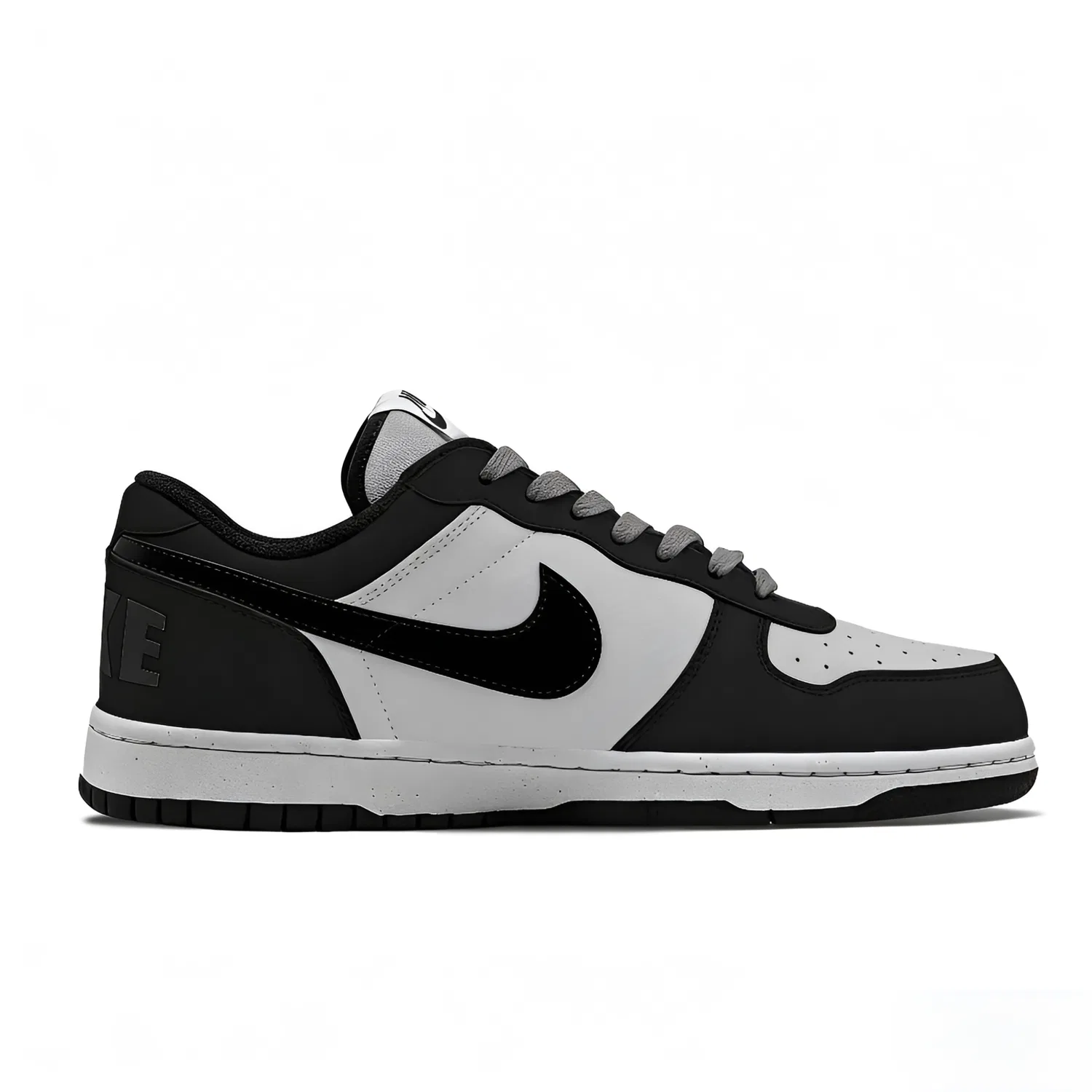 Кроссовки классические Nike Big Black Gray — фото 3