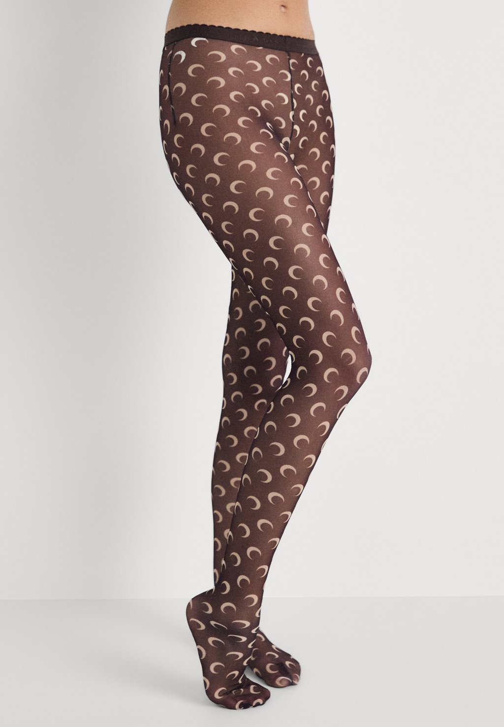 

Колготки MOONOGRAM FLOCK TIGHTS MARINE SERRE, коричневый