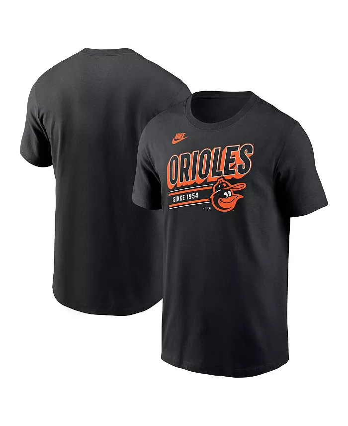 

Мужская черная футболка Baltimore Orioles Cooperstown Collection Retro Nike