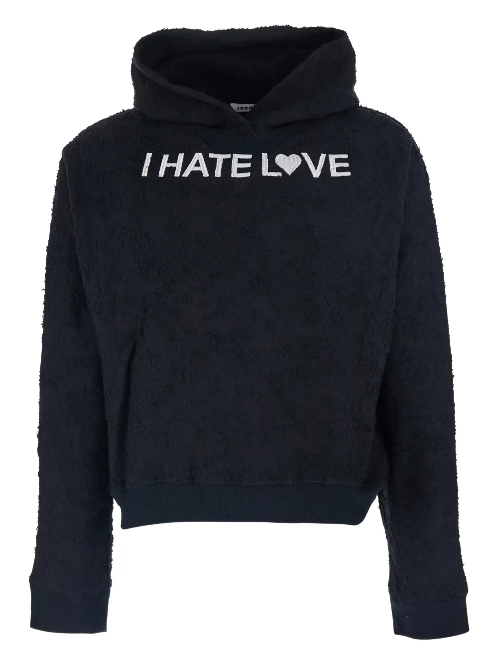 

Худи с принтом и фиксированным капюшоном Jordanluca, черный