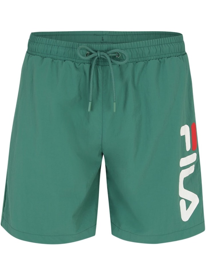 

Тканевые шорты Swasiland Beach Shorts Fila, зеленый
