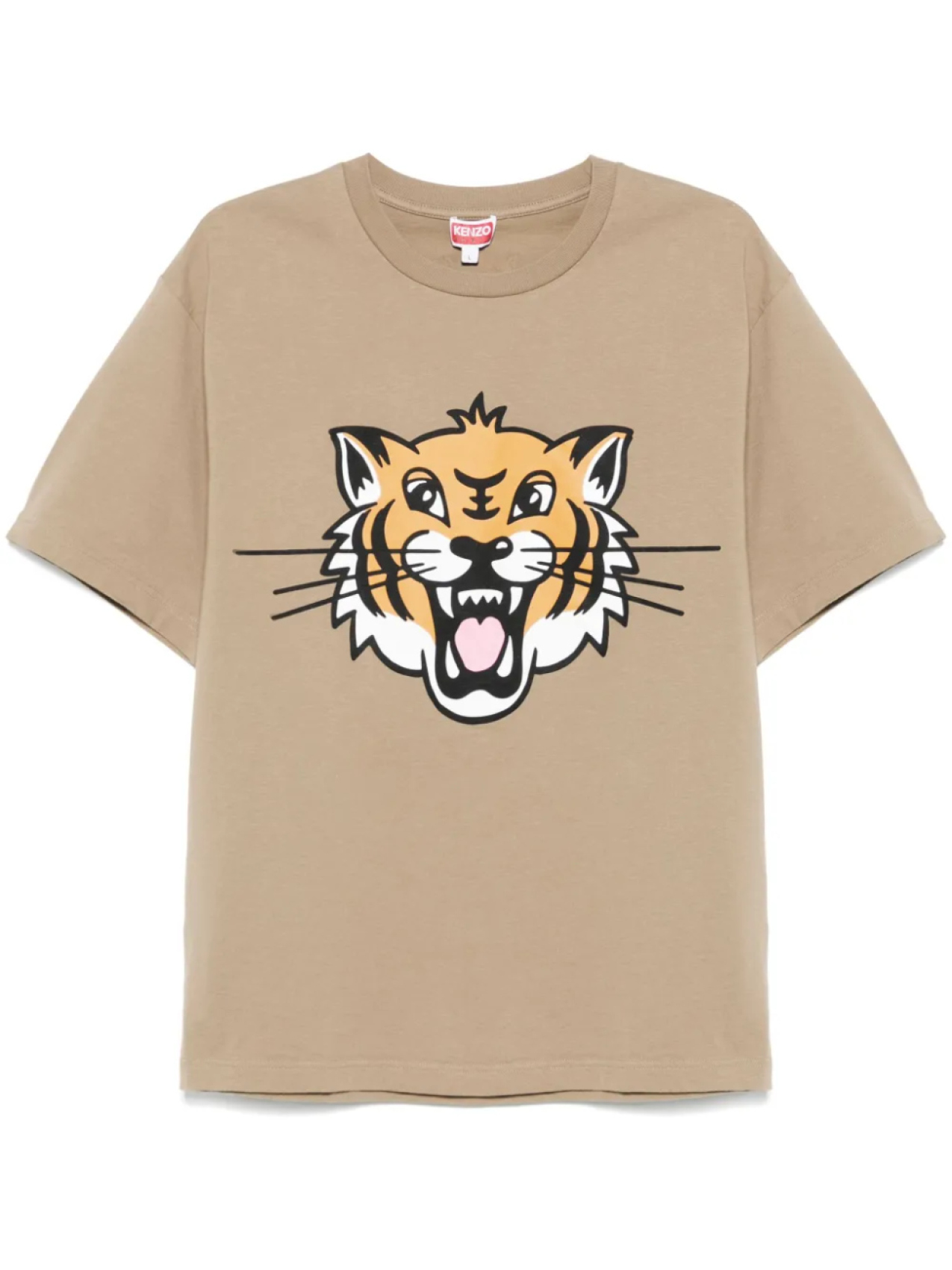 

Футболка Kenzo Happy Tiger, коричневый
