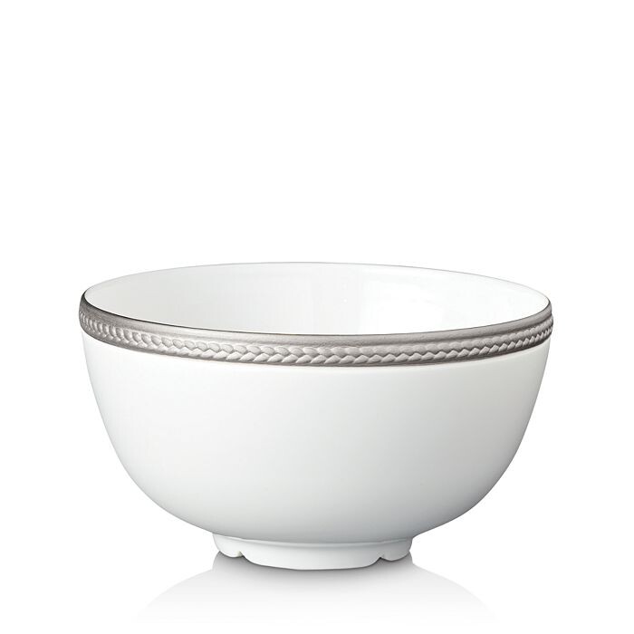 

L’Objet Плетеная шелковая миска для супа/хлопьев L'Objet, белый