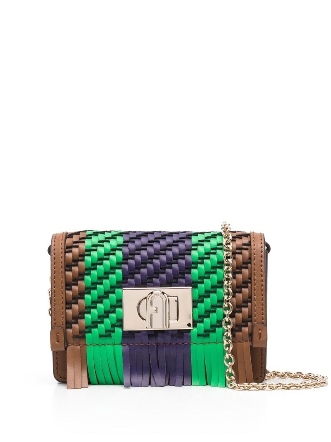 

Furla мини-сумка через плечо 1927, коричневый