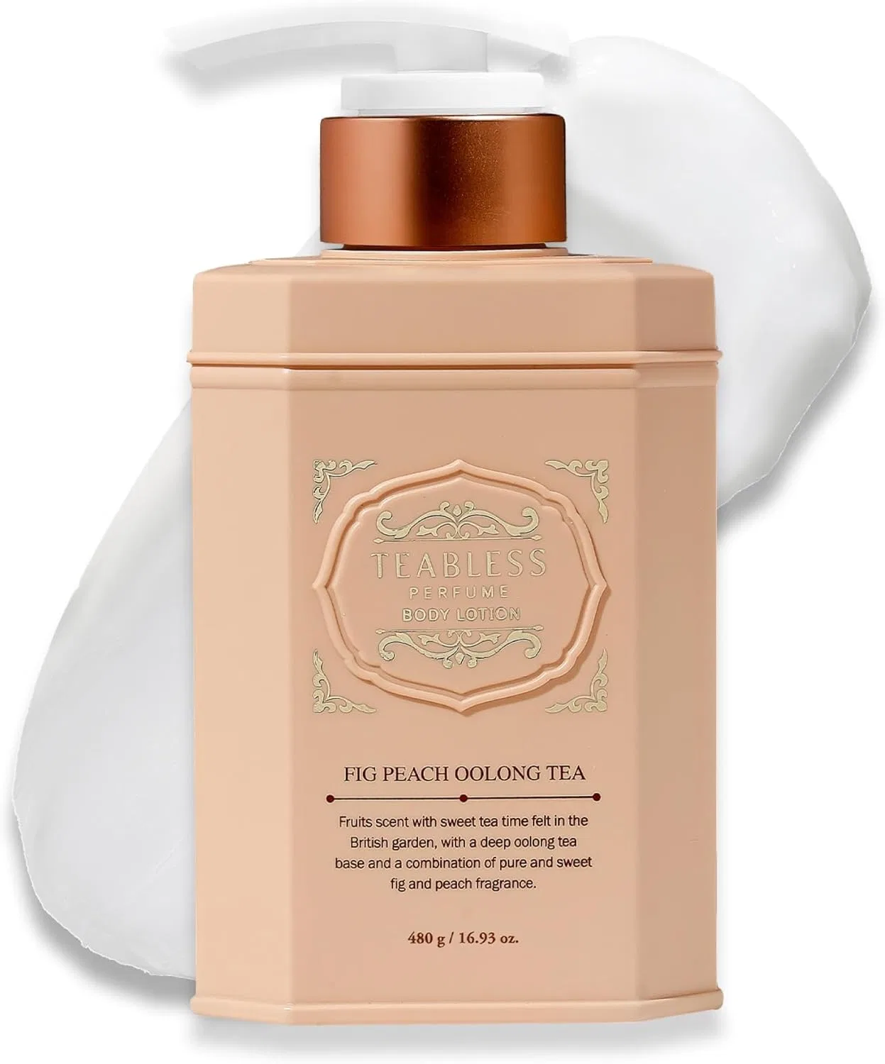 Лосьон для тела TEABLESS Perfume Body Lotion с ароматом инжир-персик-улун, 480 мл