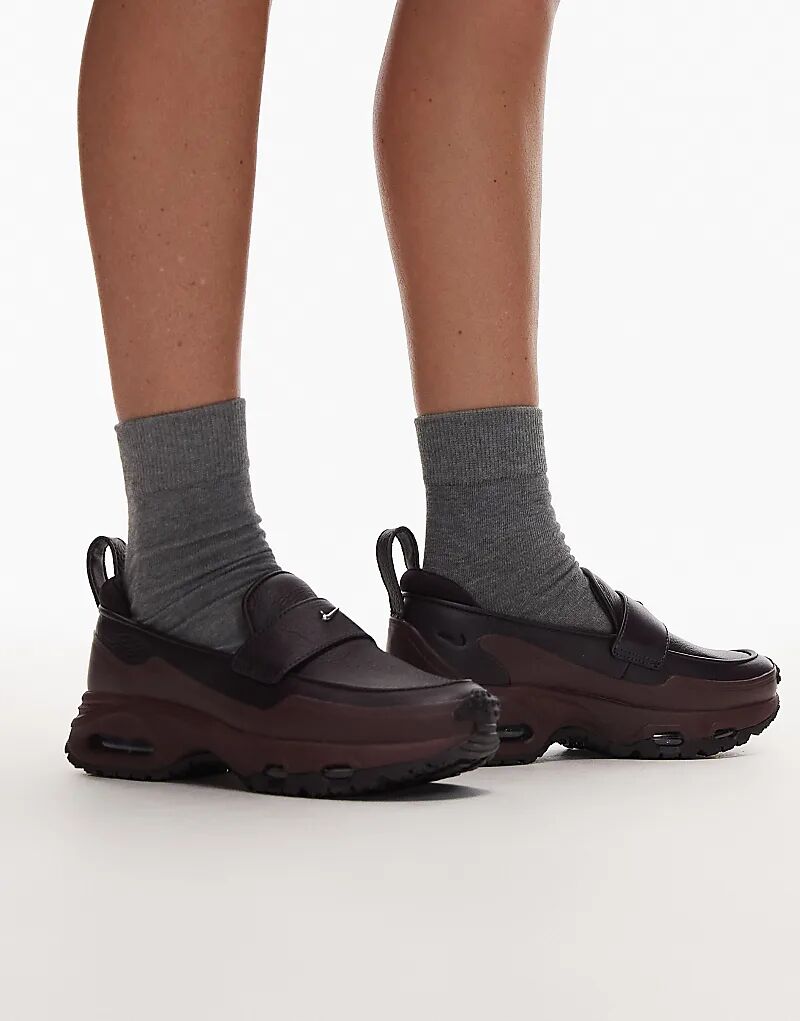 Лоферы Nike Air Max Phenomena бордового цвета