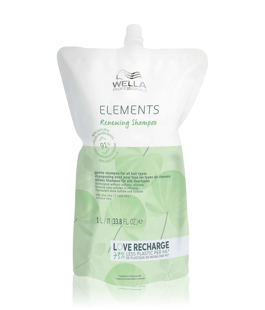 

Шампунь для волос Wella Professionals Elements Renewing Nachfüllpack, 1000 ml